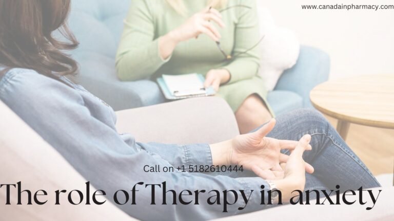 The role of Therapy in anxiety